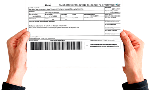 boleto de quitação de financiamento